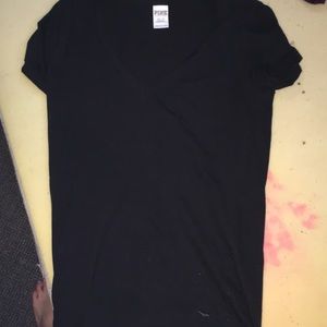 Black v neck shirt